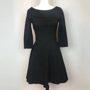 Banana Republic Black Boat Neck Dress Size 4